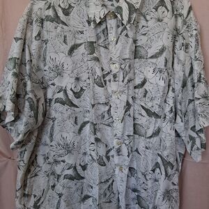 Floral Print Men's Shirt